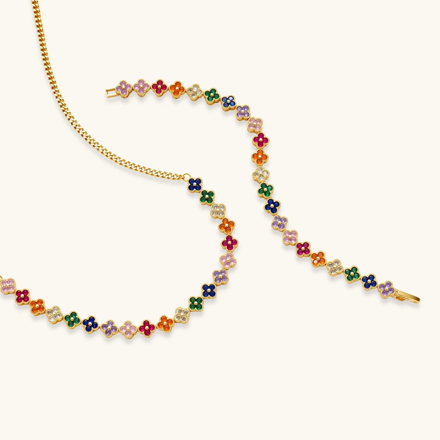 Ensemble Jardin Trèfle Porte-Bonheur | Alora Jewelry