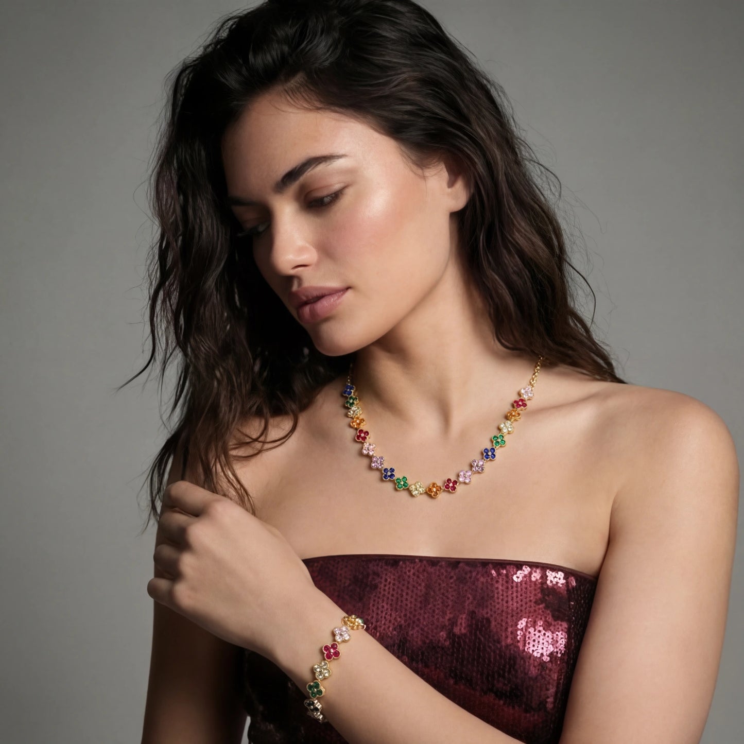 Ensemble Jardin Trèfle Porte-Bonheur | Alora Jewelry
