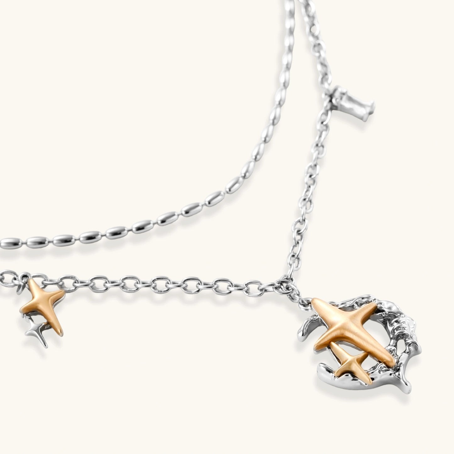 Parure Céleste Étoile et Lune | Alora Jewelry