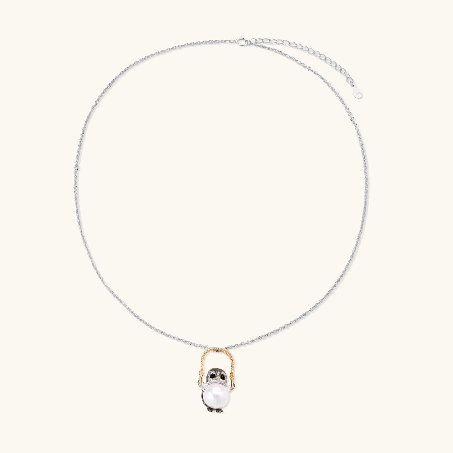 Collier de perles Hibou Sage | Alora Jewelry