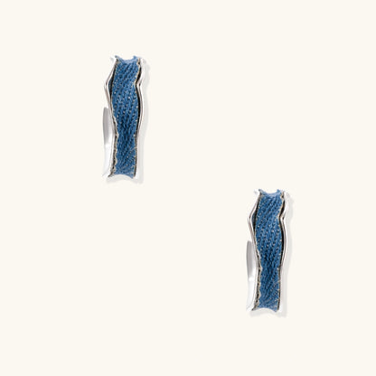 Denim Dreams Hoops | Alora Jewelry