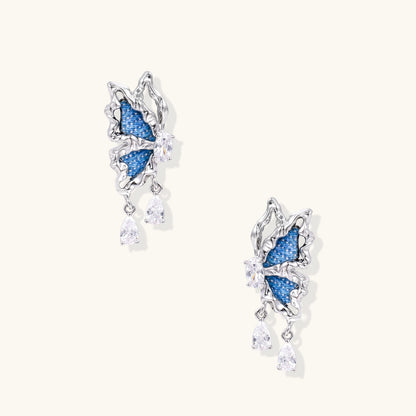 Boucles d'Oreilles Papillon Denim Dreams | Alora Jewelry