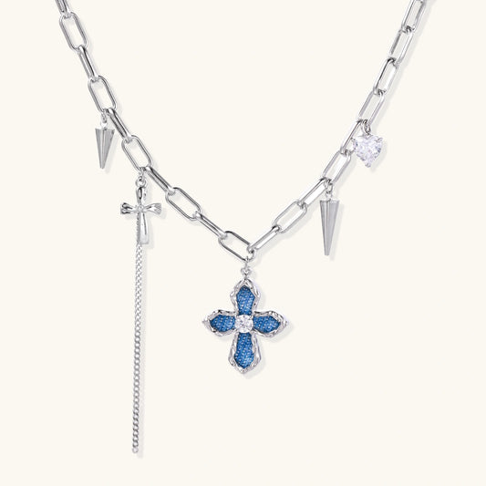 Chaîne Croix Divine Rébellion | Alora Jewelry