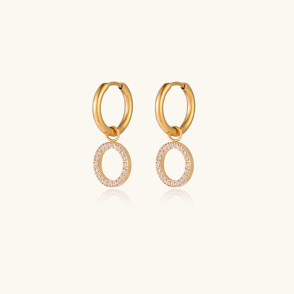 Créoles Cercle Halo | Alora Jewelry