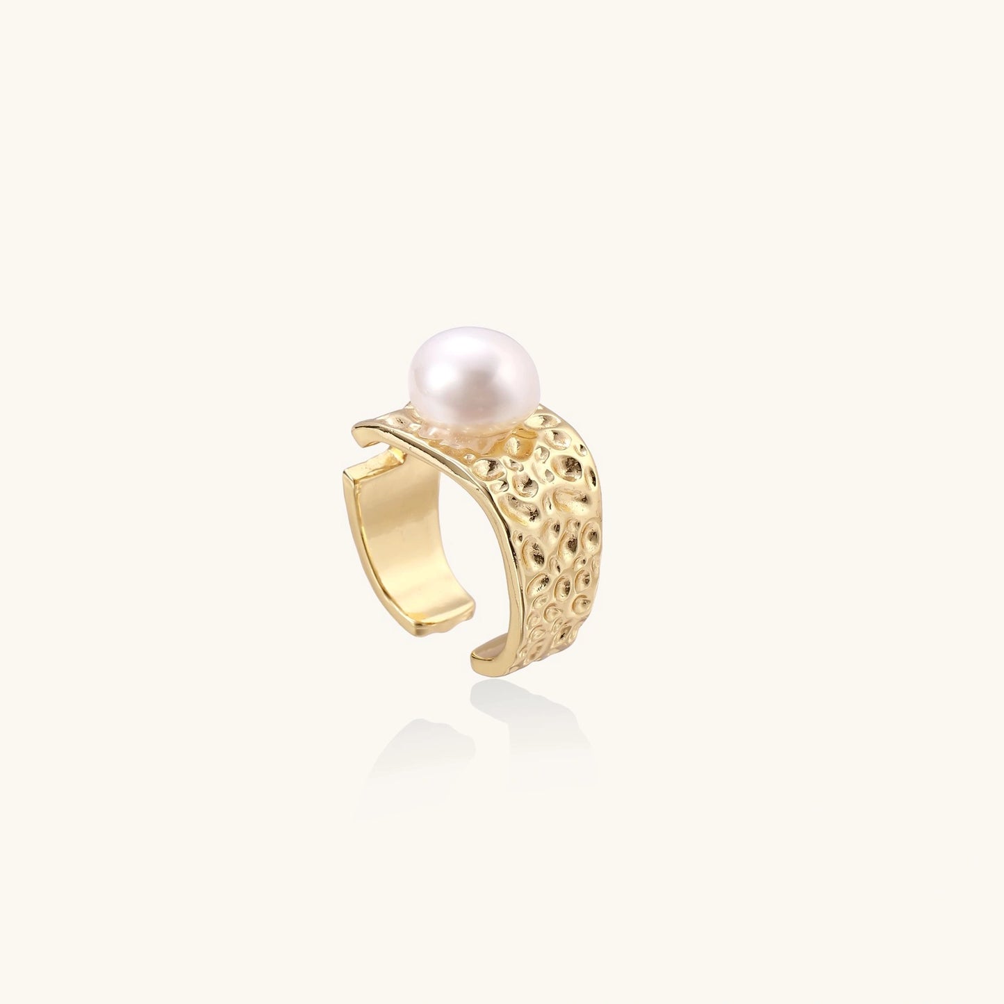 Bague Perle Marée Dorée | Alora Jewelry