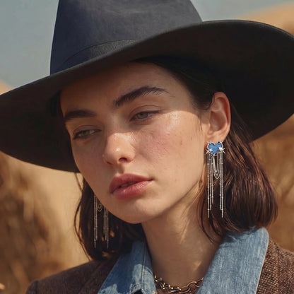 Boucles d'oreilles Cœur Étoilé | Alora Jewelry
